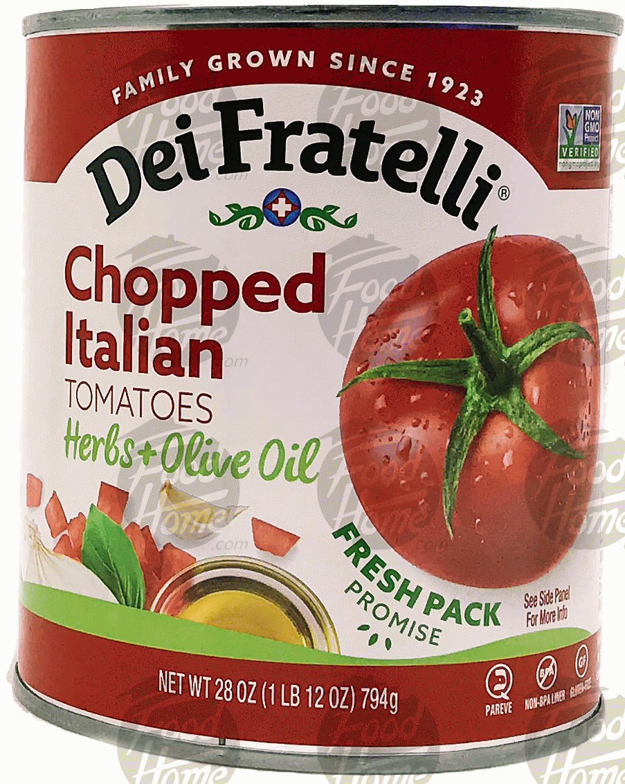 Dei Fratelli Prima Qualita chopped italian tomatoes, herbs & olive oil Full-Size Picture